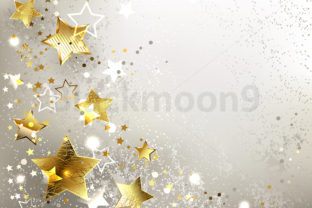 Download Gray Background with Gold Stars - Premium Resources